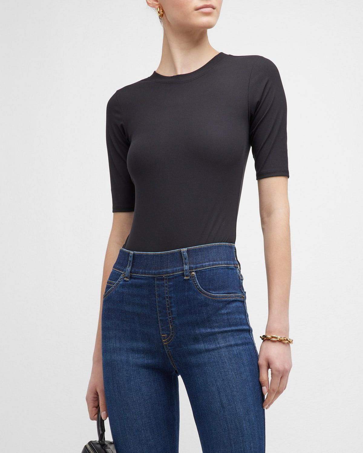 Womens Suit Yourself Rib-Knit Bodysuit Product Image