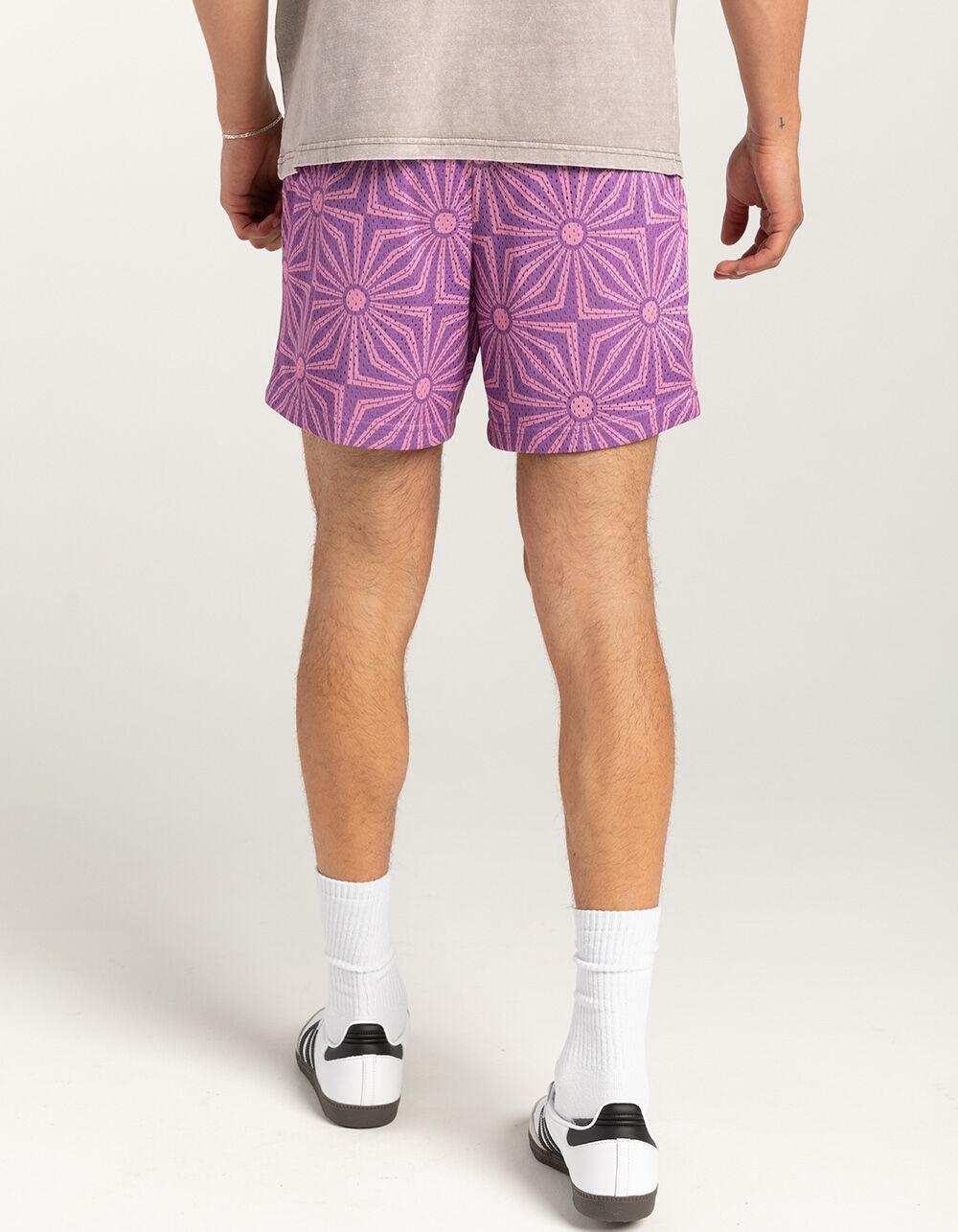 RSQ Mens 6" Mesh Shorts - RED COMBO Product Image