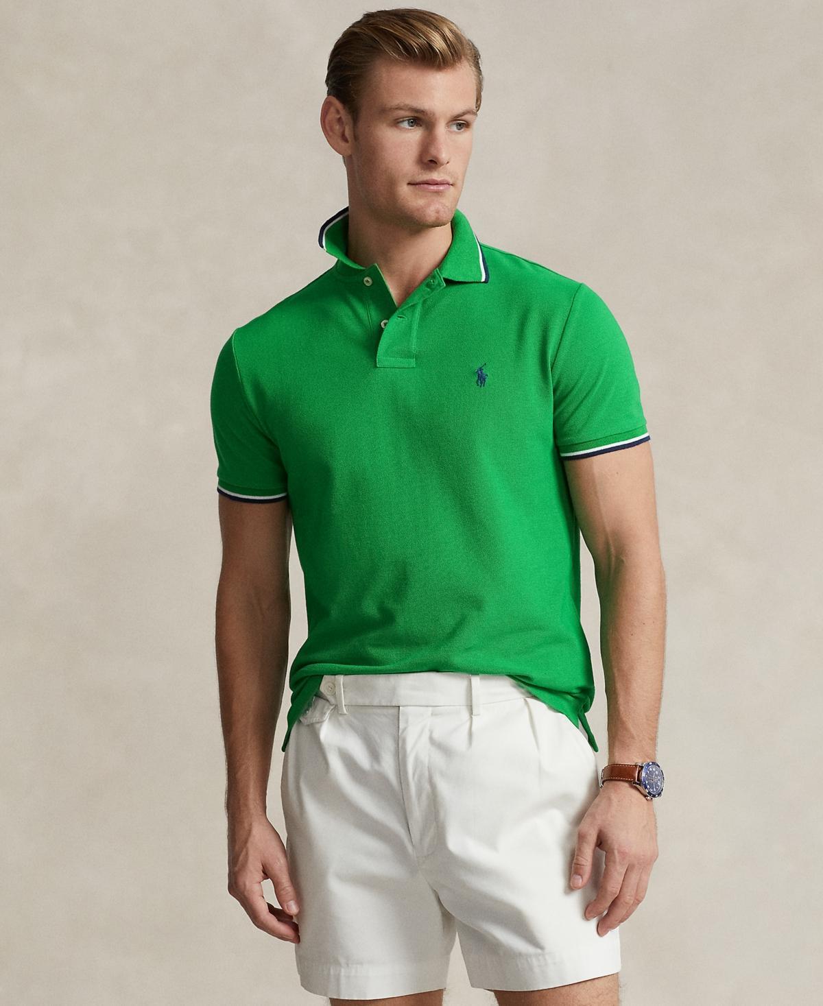 Mens Cotton Polo Shirt Product Image