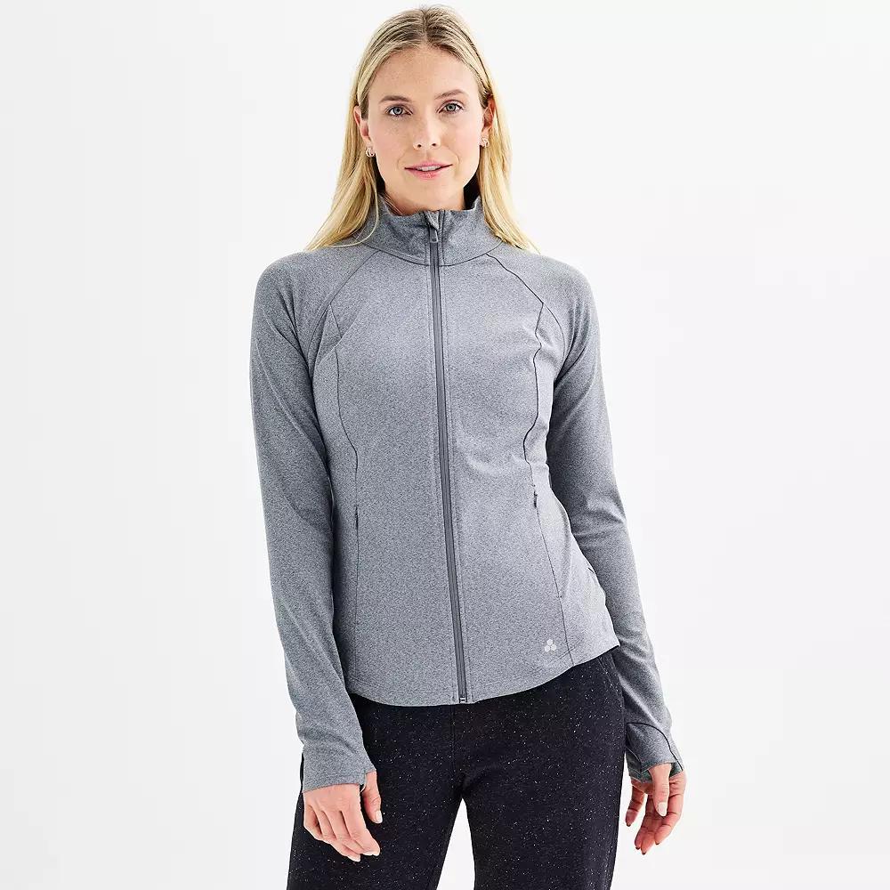 Women's Tek Gear® Ultrastretch Performance Jacket, Size: XXL, Grey Sd Product Image