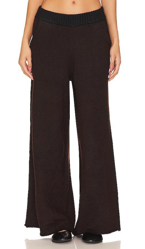 Piped Wide Leg Pull On Knit Pant WeWoreWhat Product Image