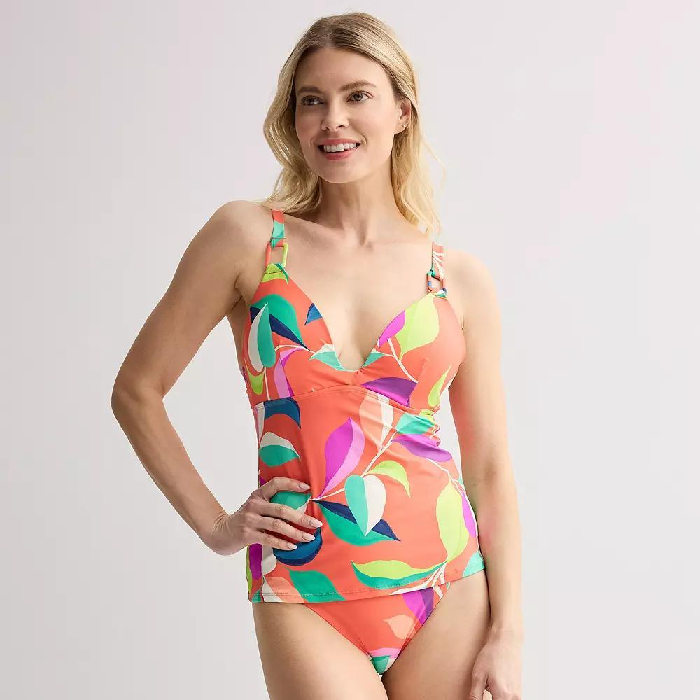 Women's Freshwater Hidden Underwire Tankini Swim Top, Size: XL, Free Spirit Product Image