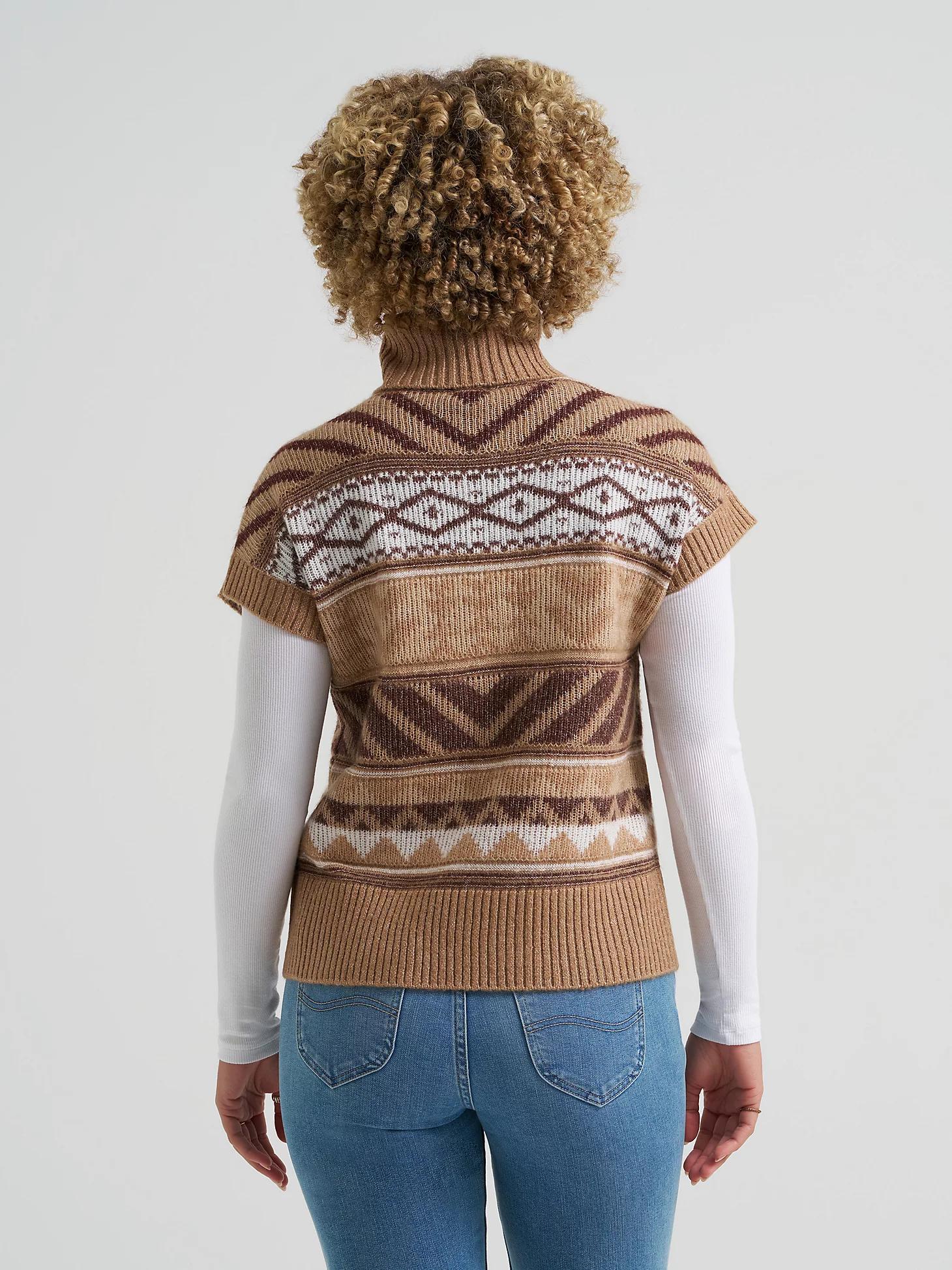 Women's Sleeveless Turtle Neck Sweater Vest | Women's Tops & Tees | Lee® Product Image