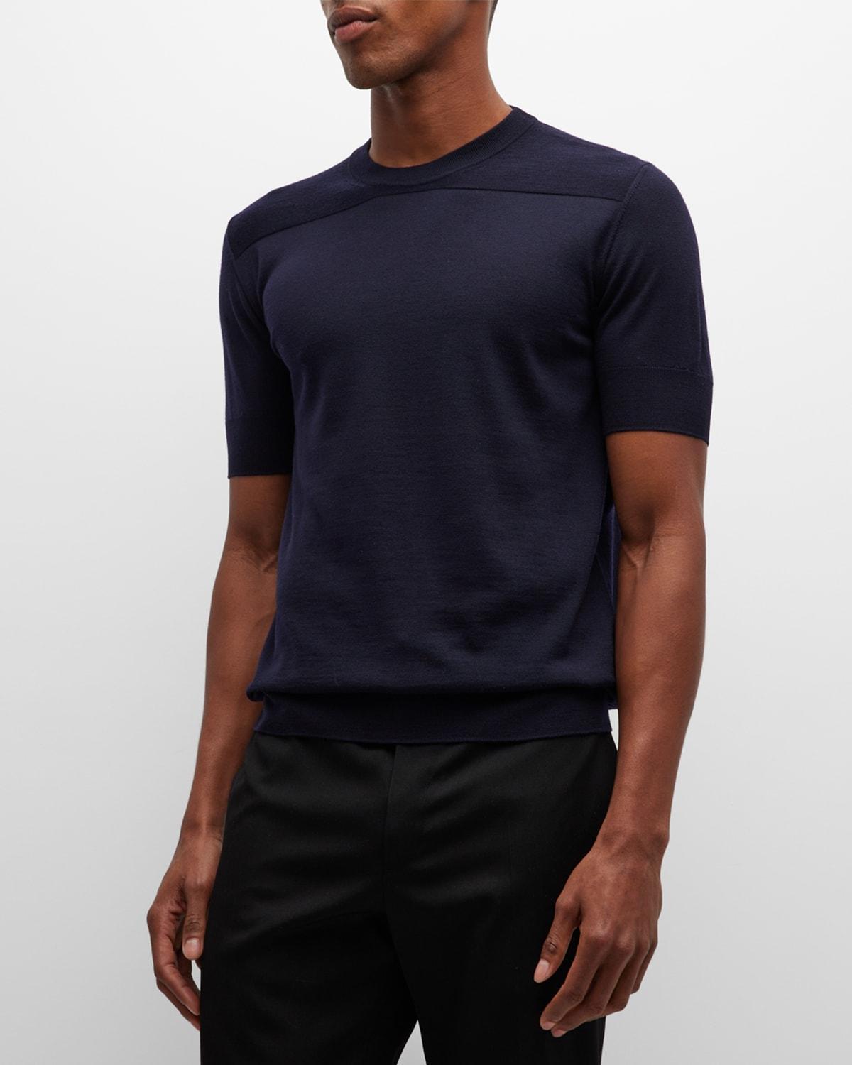 Mens Crewneck Virgin Wool Tee Product Image