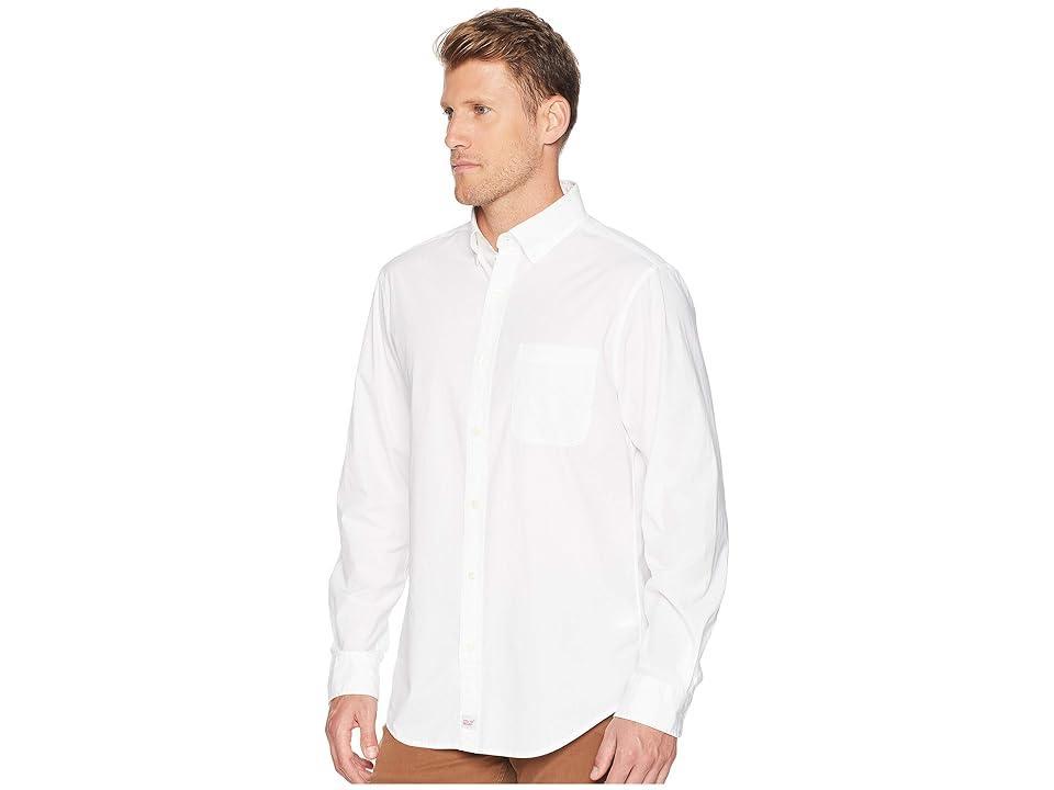 Vineyard Vines End on End Classic Murray Shirt (White Cap) Men's Clothing Product Image