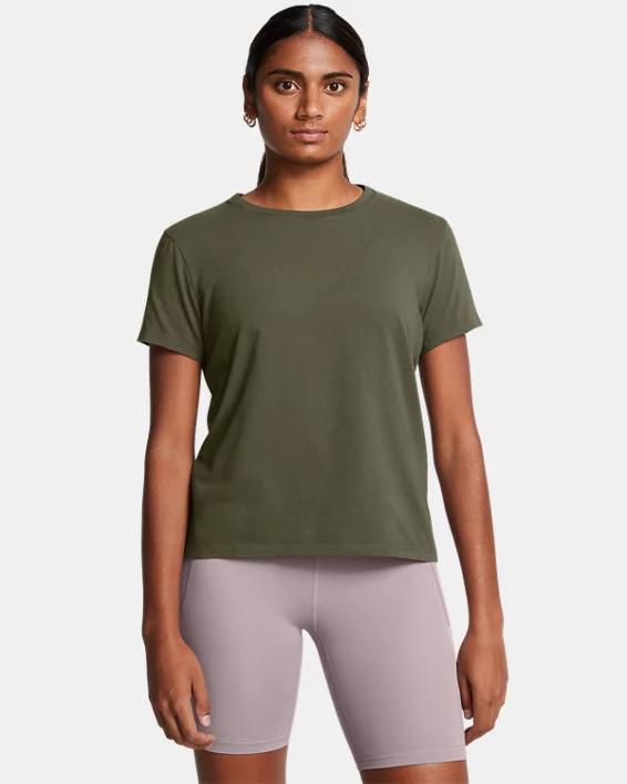 UA Icon Charged Cotton Womens Short Sleeve Product Image