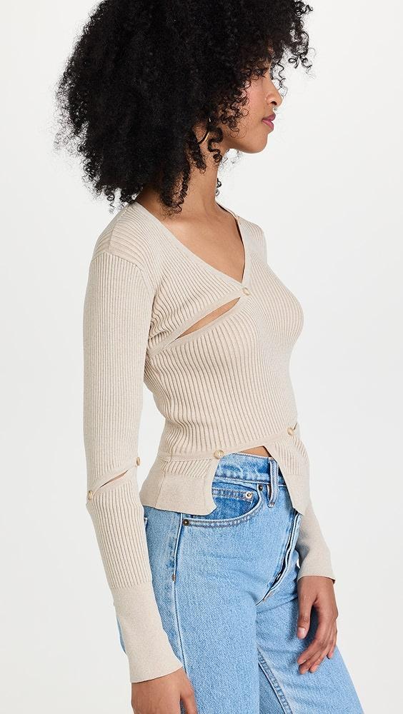 Jacquemus Le Cardigan Tordu | Shopbop Product Image