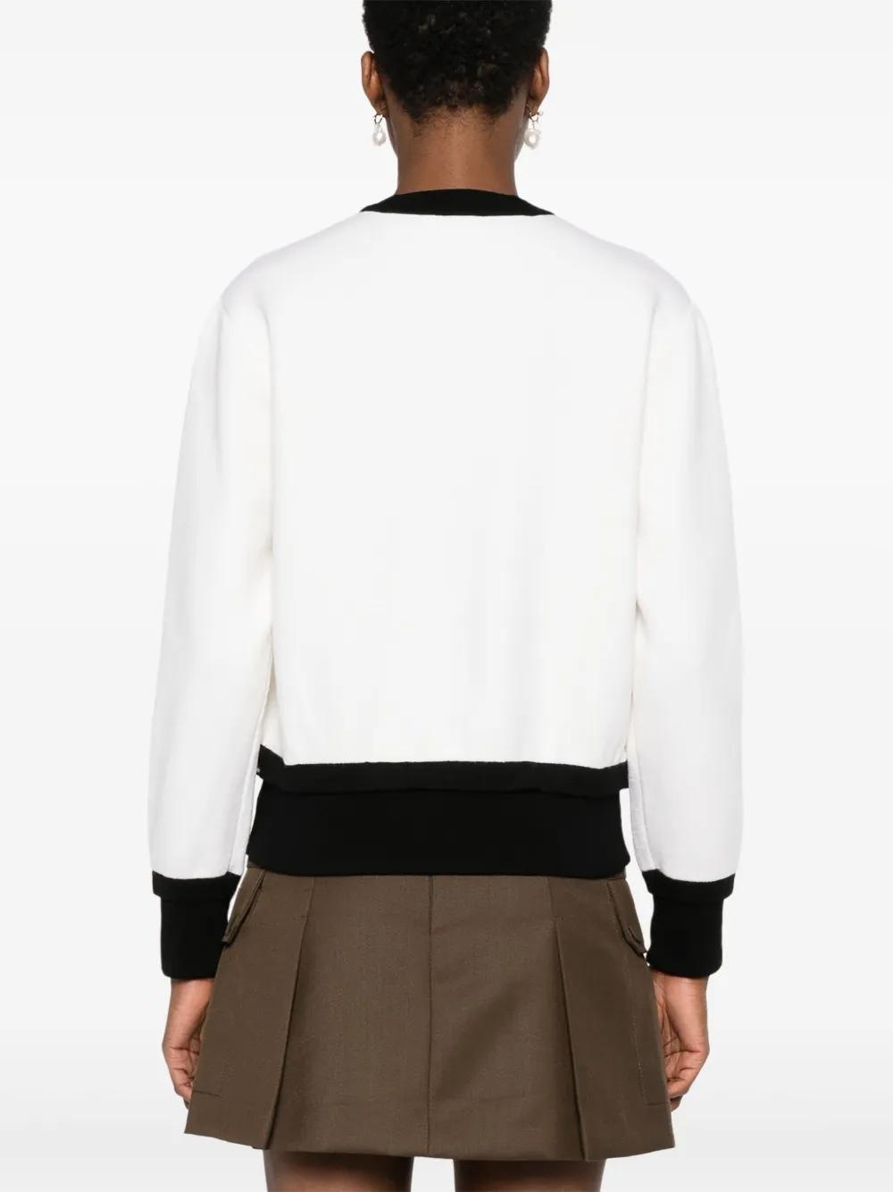logo-embroidered cardigan Product Image