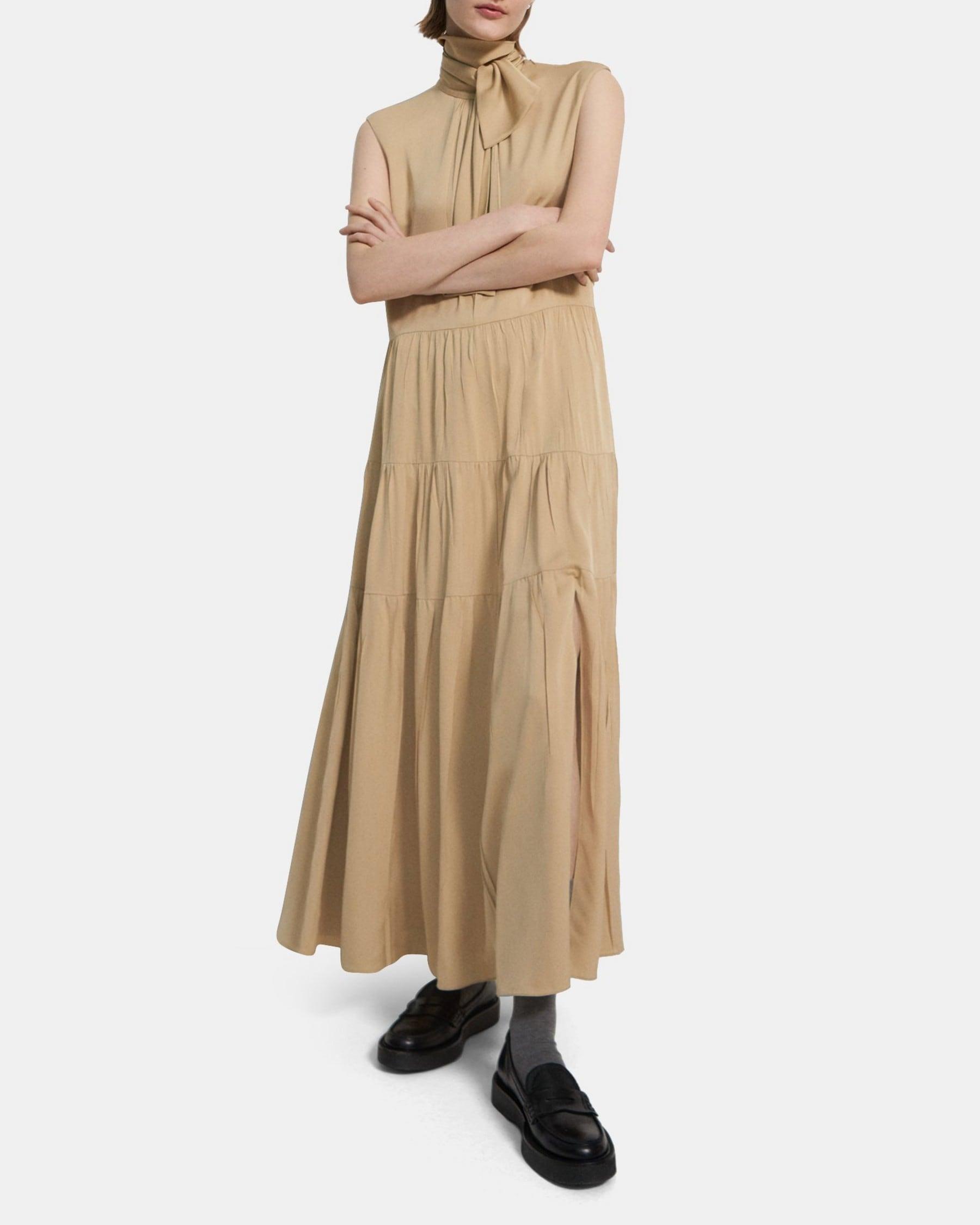 Tiered Georgette Dress Product Image