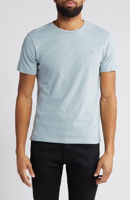 AllSaints Brace Short Sleeve Crew (Smokey Grey) Men's Clothing Product Image