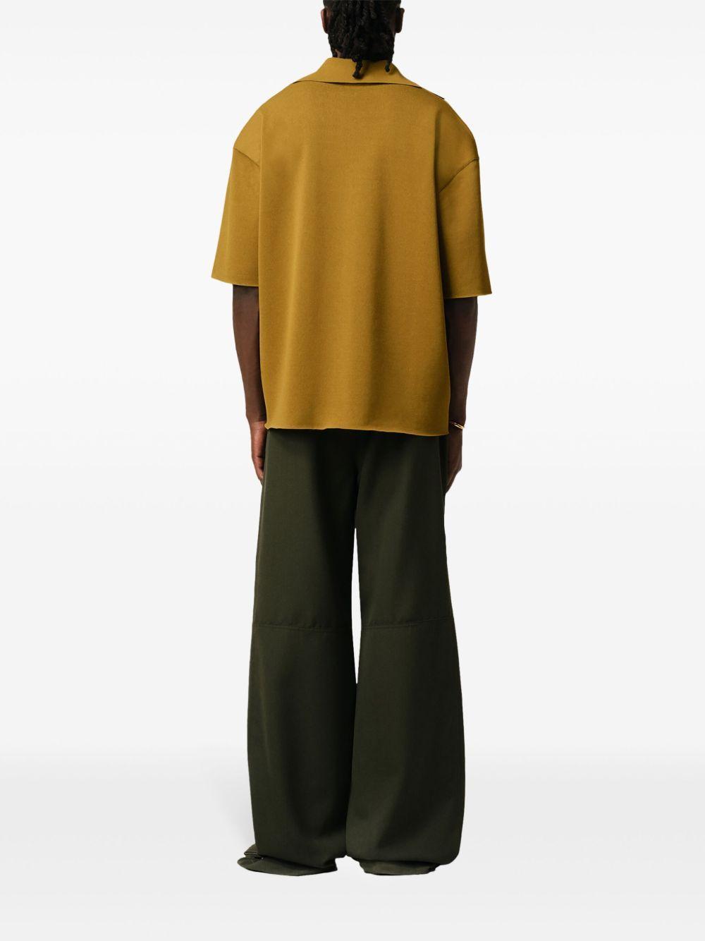fine-knit polo shirt Product Image