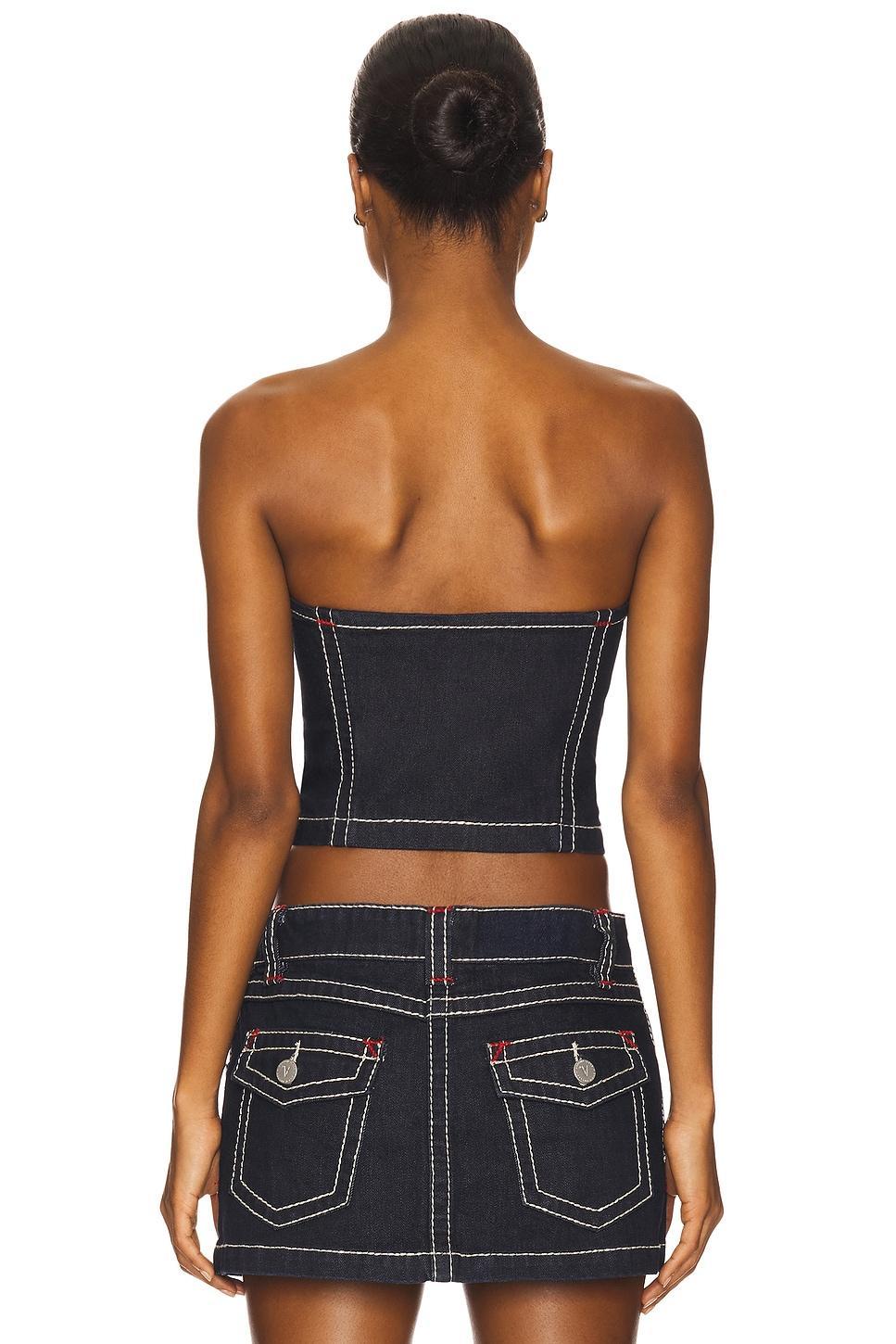 Cameron Denim Bustier Abrand Product Image