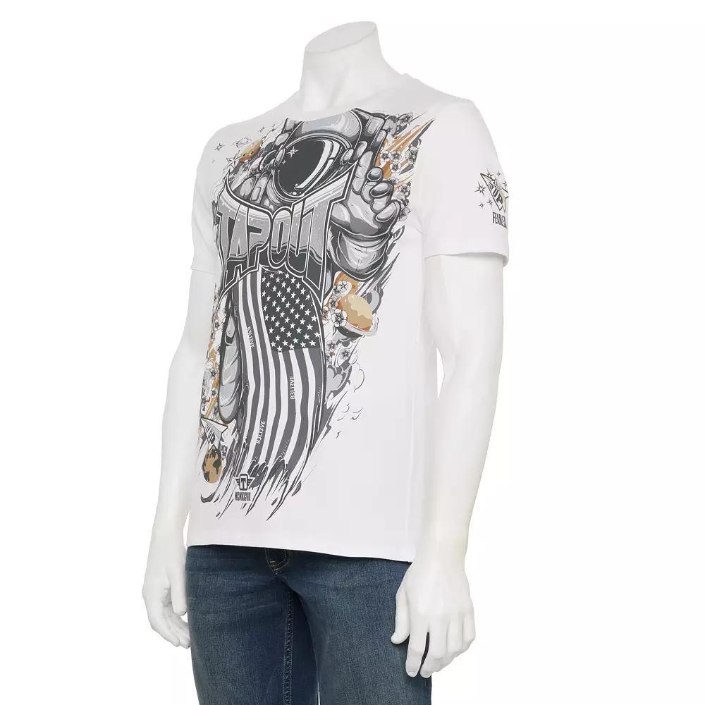 Men's Tapout American Astronaut Graphic Tee, Size: Medium, White Product Image