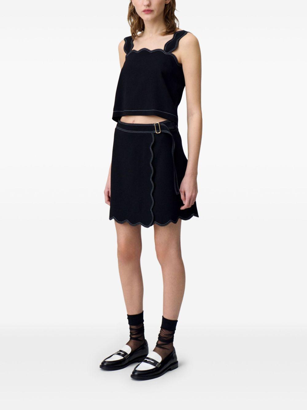 scallop-edge tank top Product Image