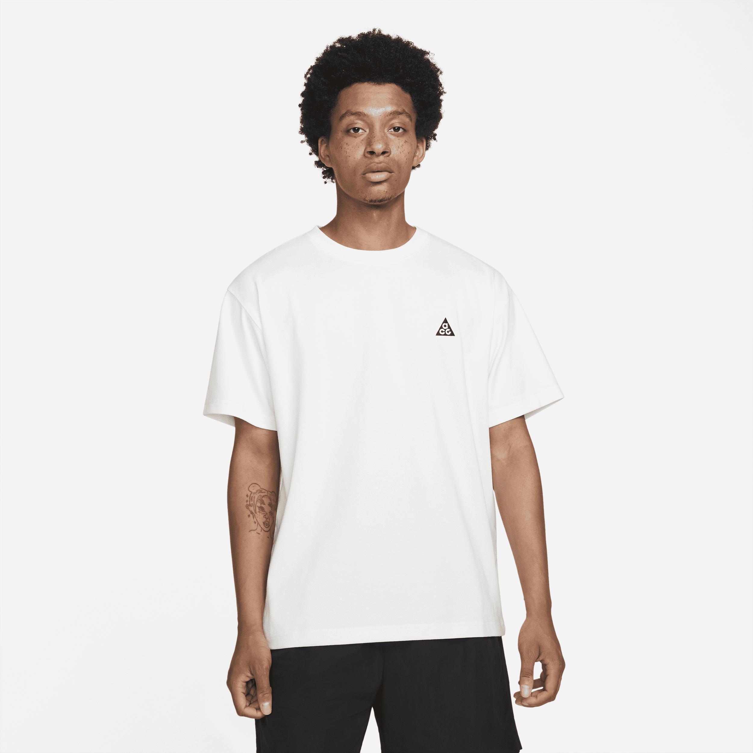 Men's Nike "Just Do It" Logo Tee, Size: Small, Black White Product Image