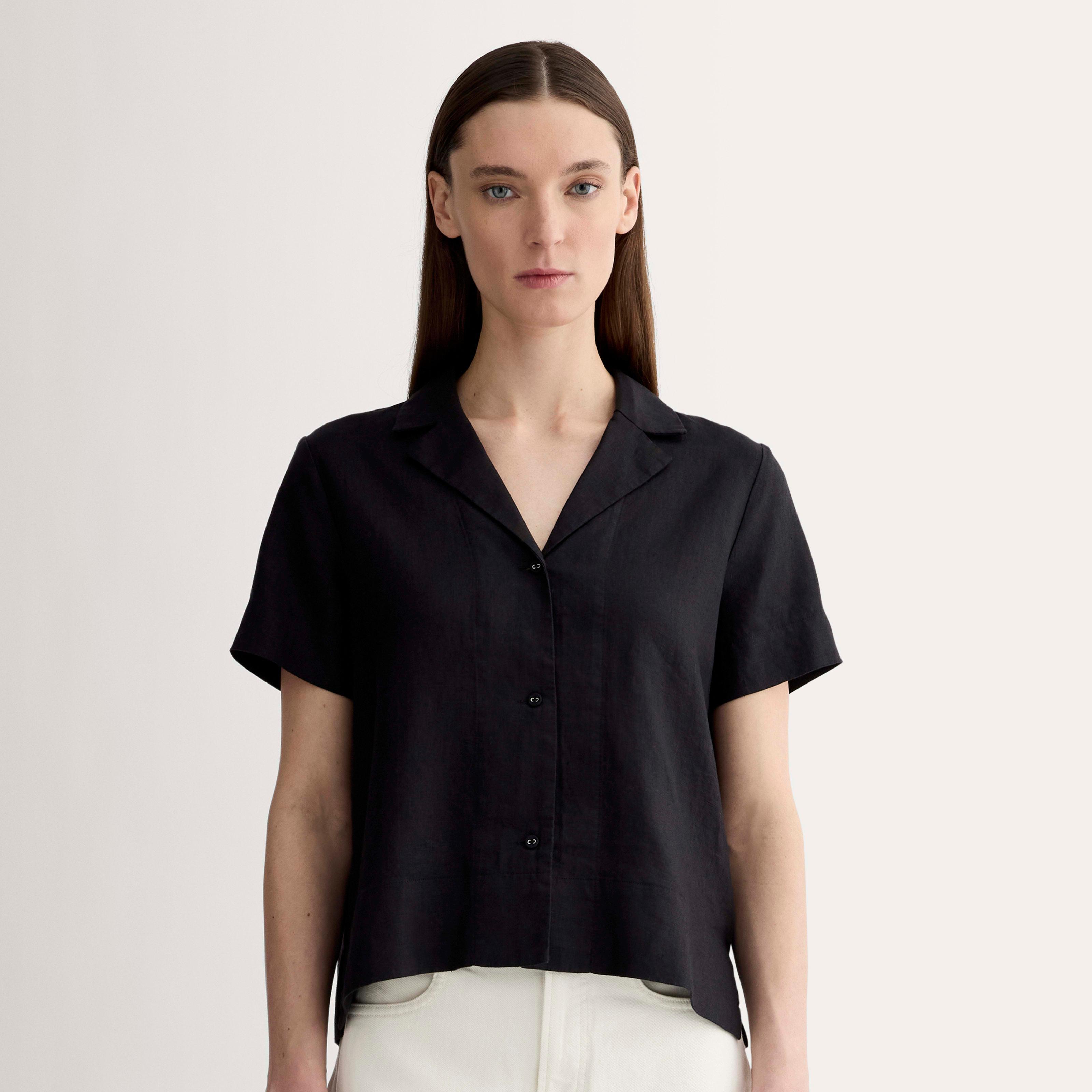Womens Notch Shirt in Linen by Everlane Product Image