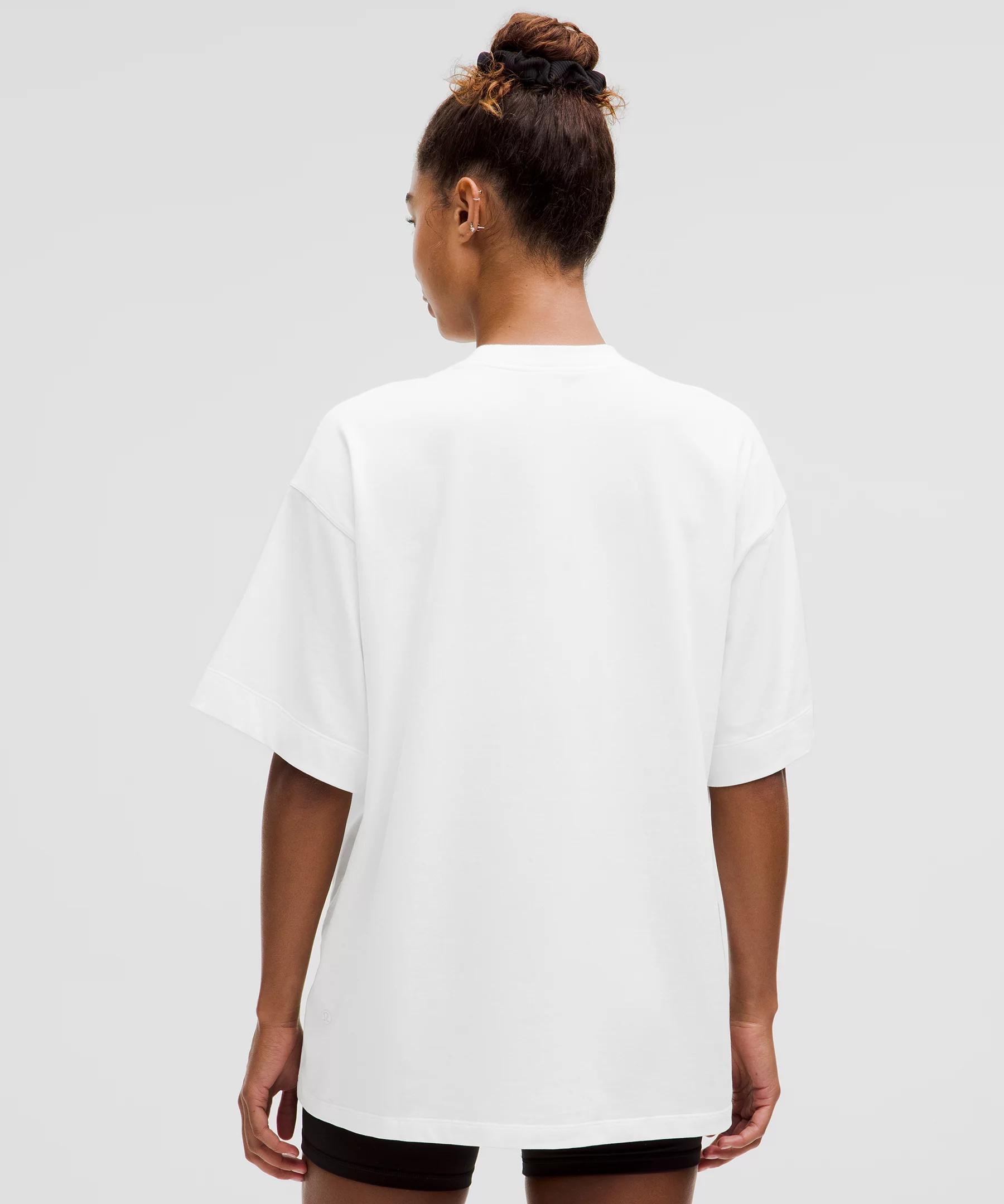 Cotton Jersey Oversized Short-Sleeve Shirt Product Image