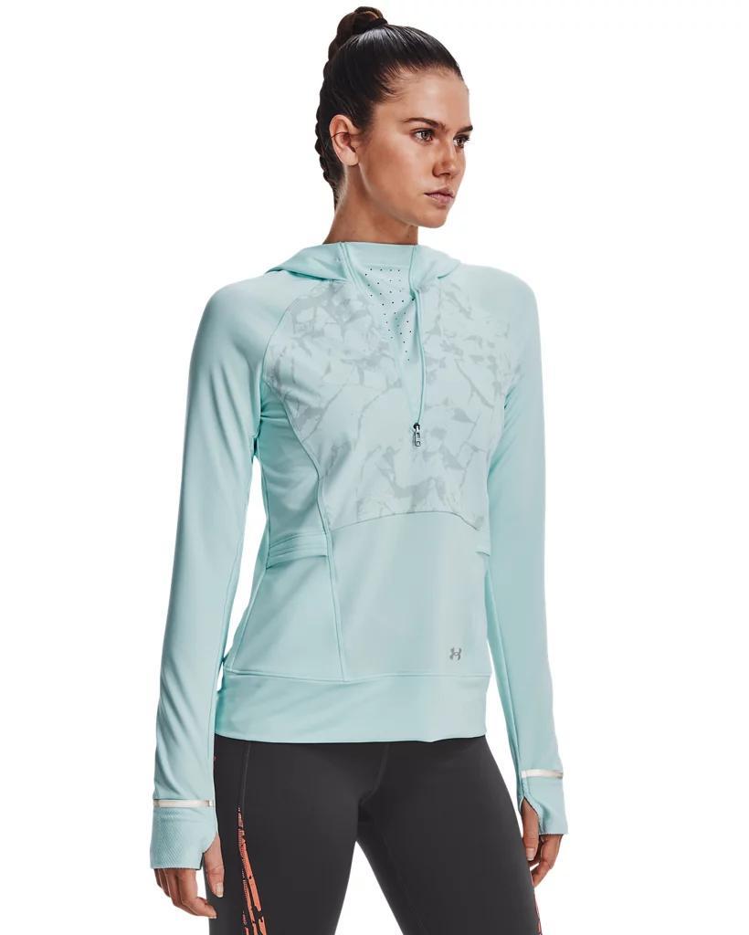 Women's UA OutRun The Cold Hooded ½ Zip Product Image