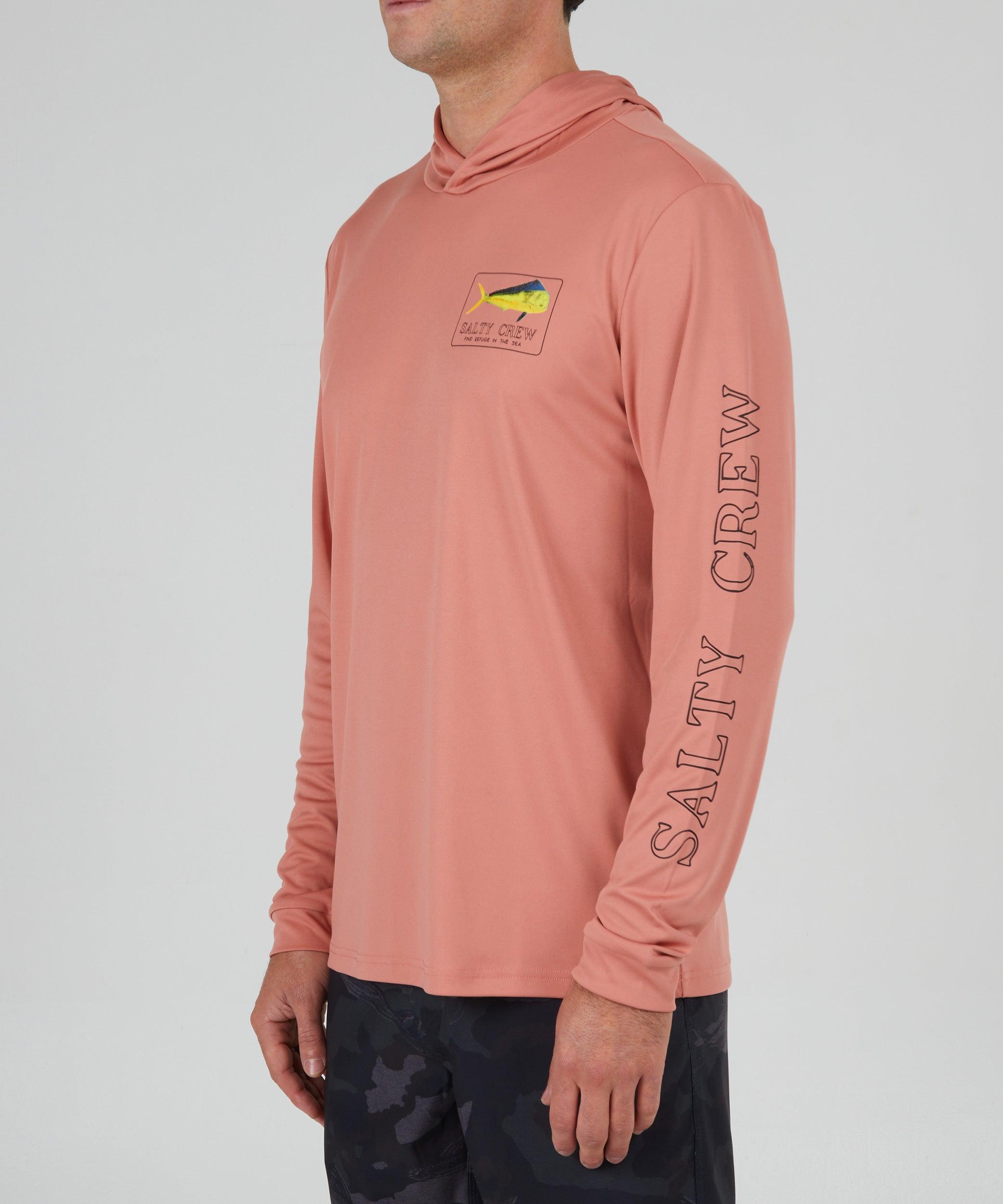 Golden Mahi Hoodie Sunshirt - Coral Male Product Image