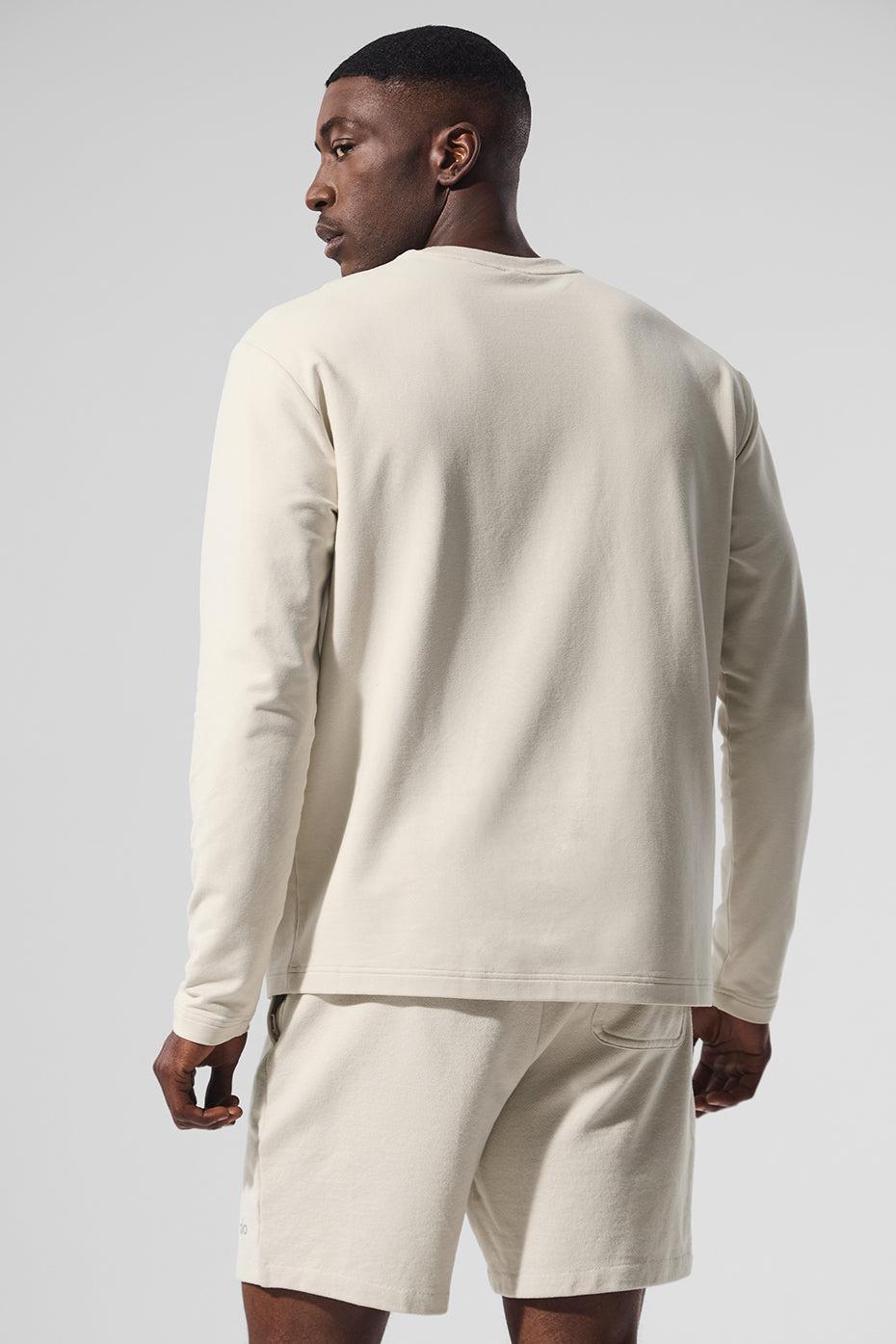 Double Take Long Sleeve Crew - Bone Product Image
