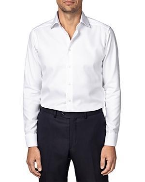 Eton Slim Fit Diagonal Weave Shirt Product Image