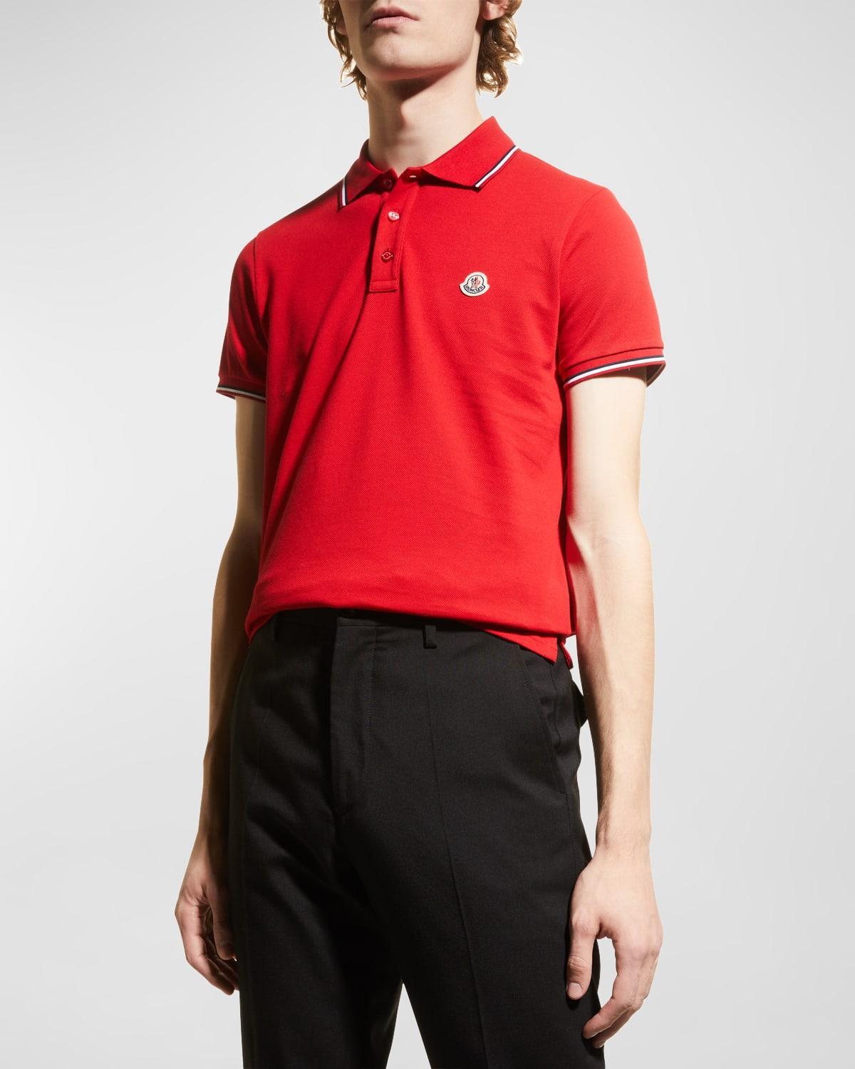 Mens Tipped Polo Shirt Product Image