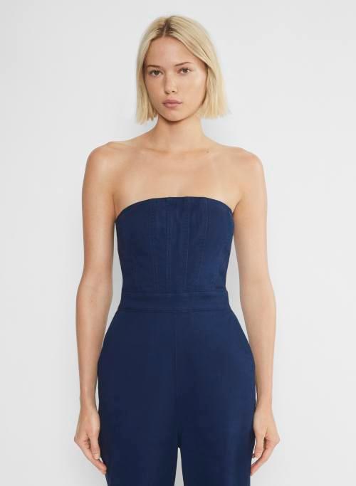 the 90s zoe denim jumpsuit Product Image