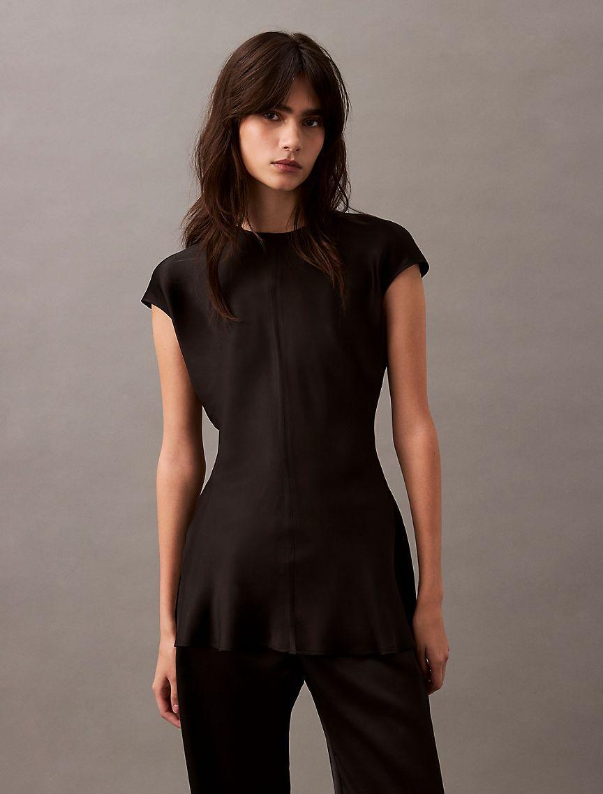 Viscose Satin Classic T-Shirt Product Image