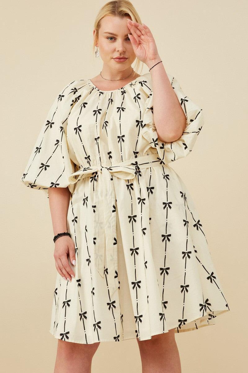 Bows for Days Dress (1X to 3X) Product Image