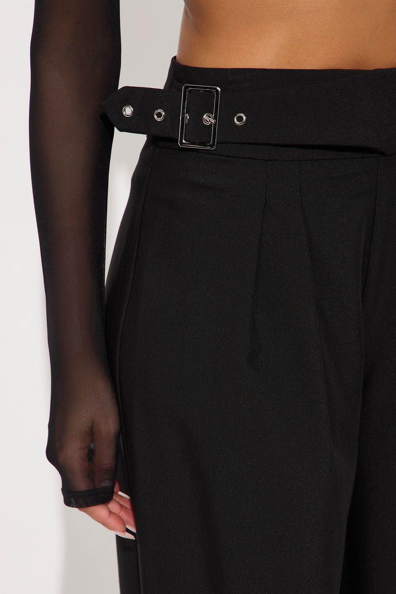 Different Standards Wide Leg Trouser Pant - Black Product Image
