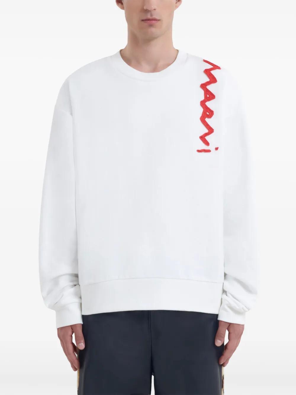 logo-appliqué sweatshirt Product Image