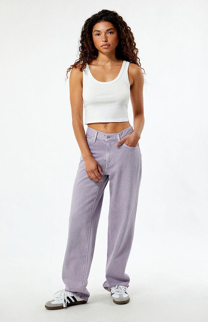 Levi's® Women's Mid-Rise '94 Baggy Jeans - Granite State 31: Cotton Denim, Standard Fit, Straight Leg Product Image