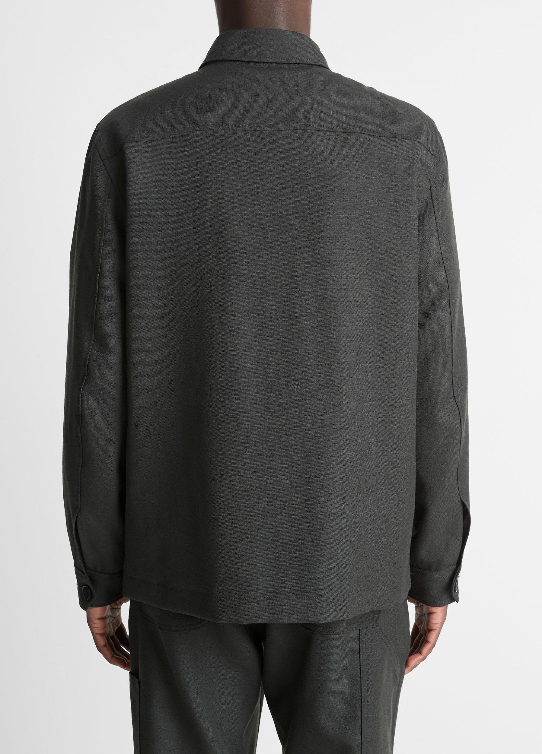Italian Tropical Wool Field Jacket Product Image