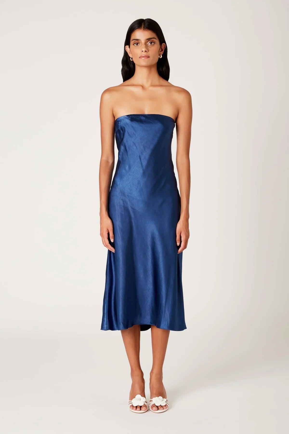 NIA | Carolyn Dress | Blue Product Image
