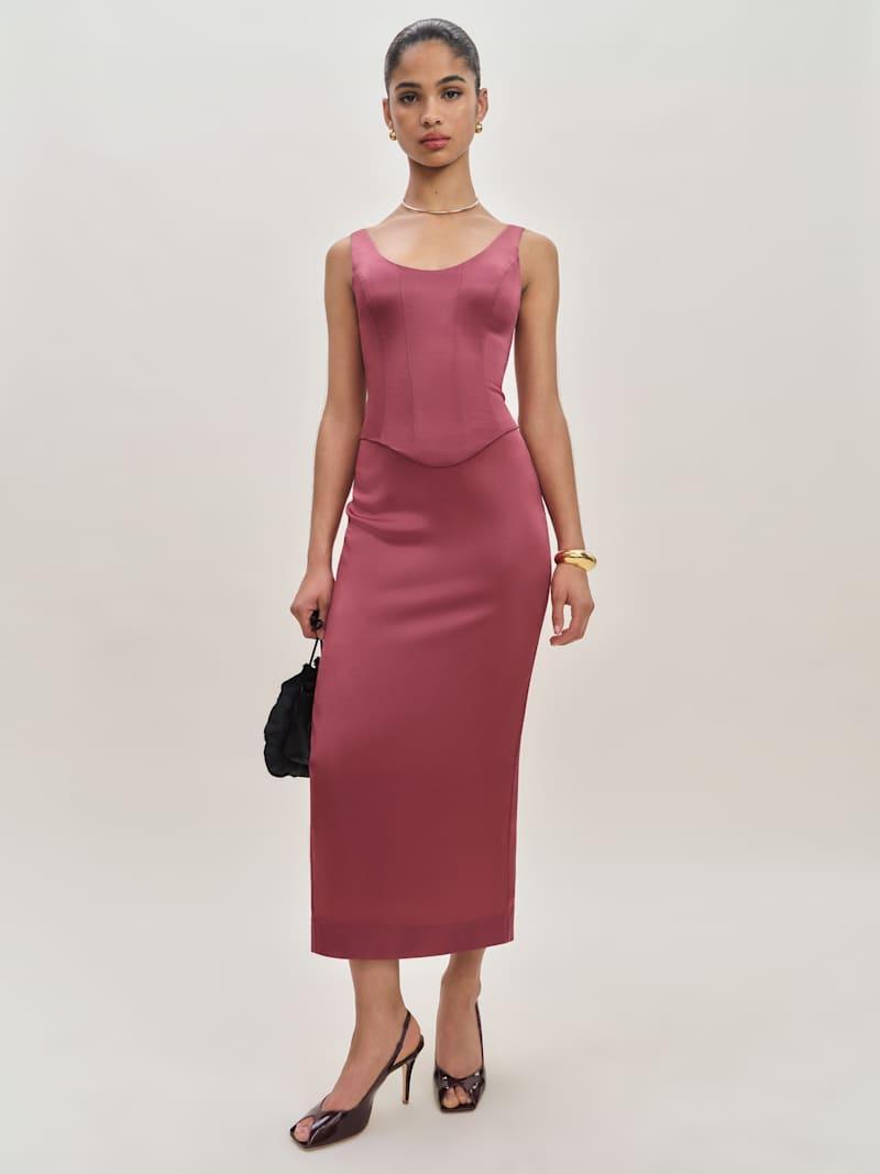 Elina Satin Dress Product Image