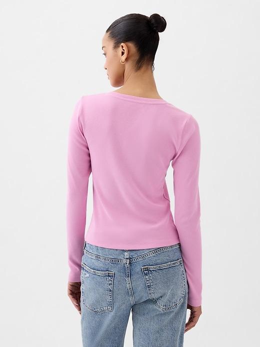Modern Rib Cropped T-Shirt Product Image