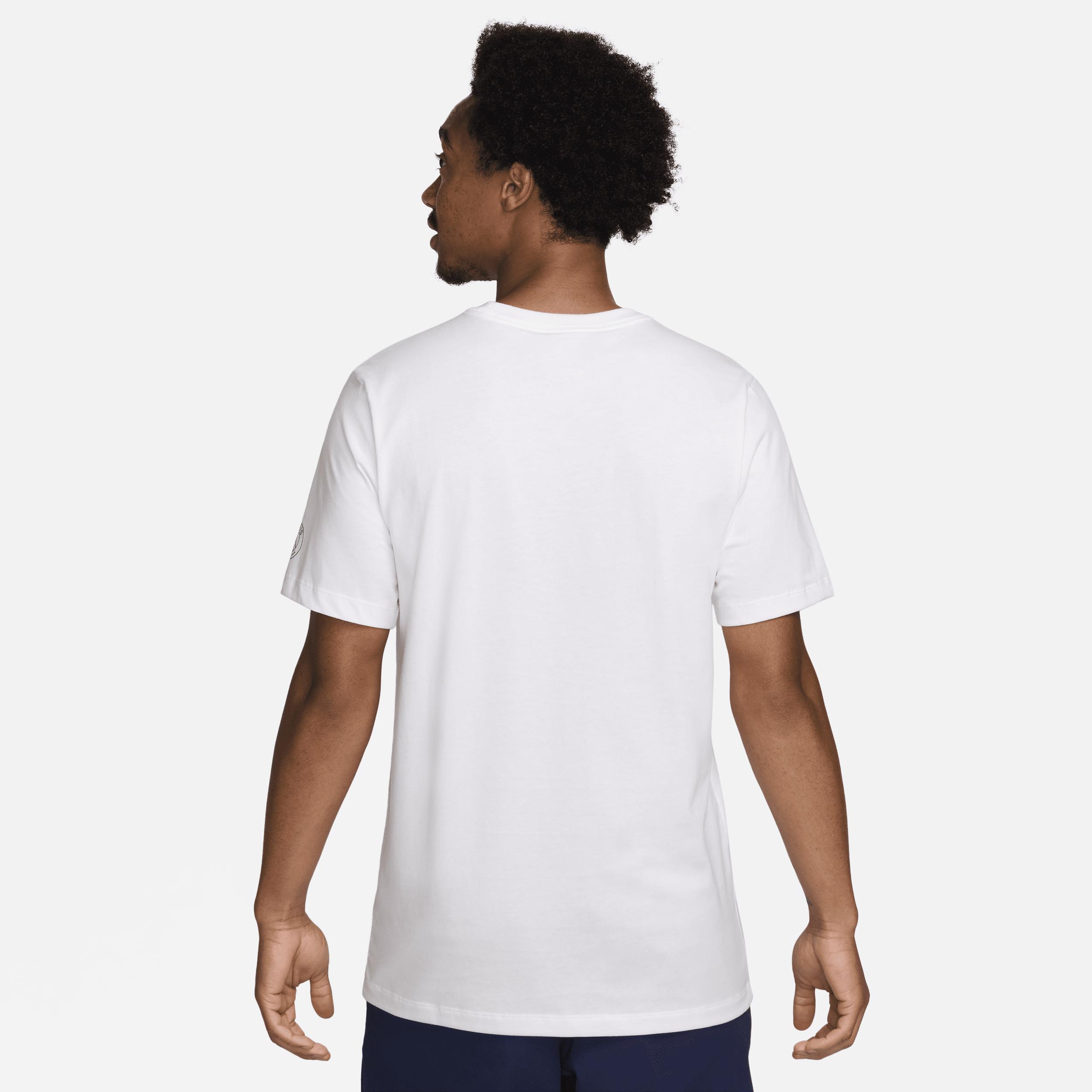 Men's Nike Black Paris Saint-Germain Swoosh T-Shirt, Size: Medium, Psg Black Product Image