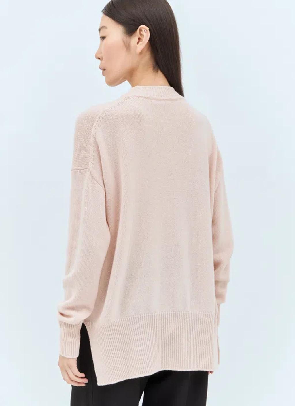 JIL SANDER Cashmere Sweater In Pink Product Image