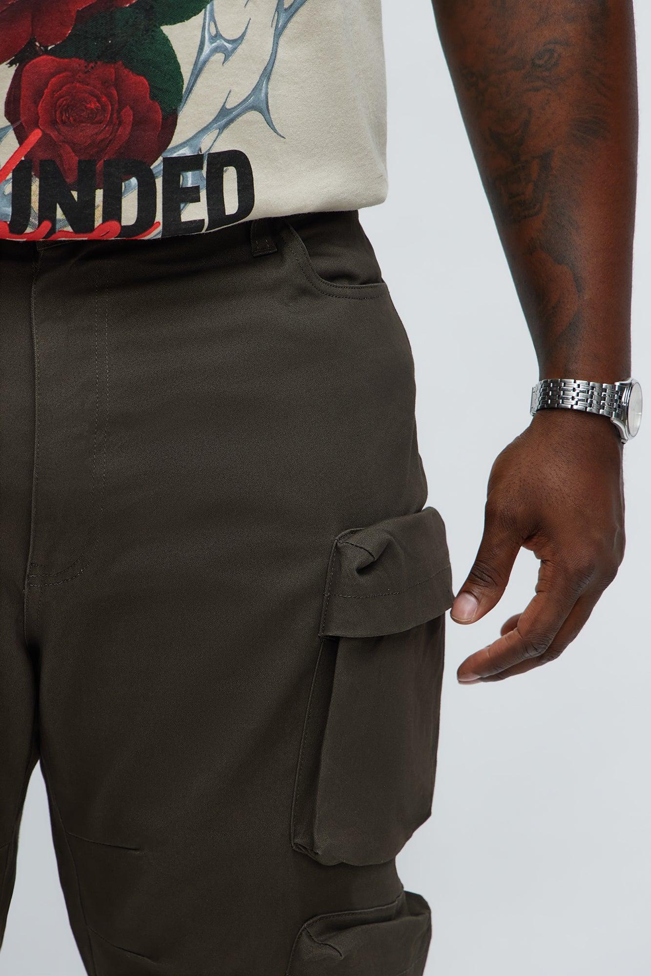Slim My Kind Of Cargo Pants - Olive Product Image