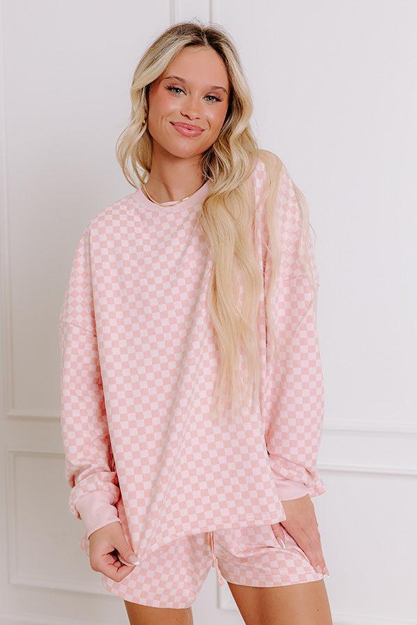 Call It Cozy Ultra Soft Tee in Pink Product Image