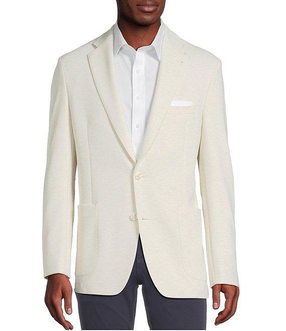Cremieux Blue Label Solid Notch Lapel Knit Blazer Product Image