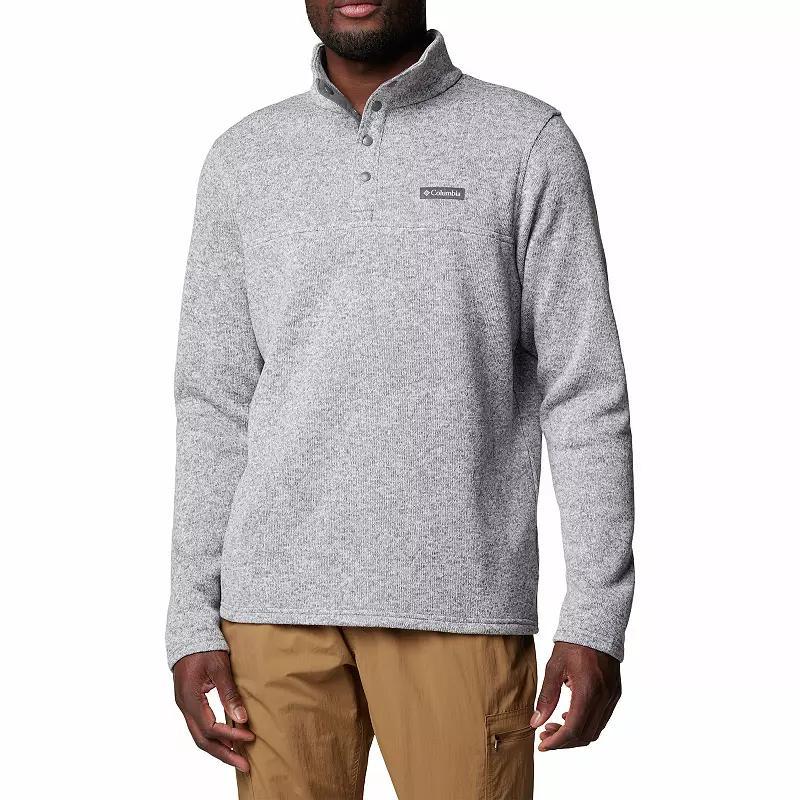 Men's Columbia Alto Pass™ Half Snap Sweater Fleece, Size: XXL, City Gray Grey Product Image