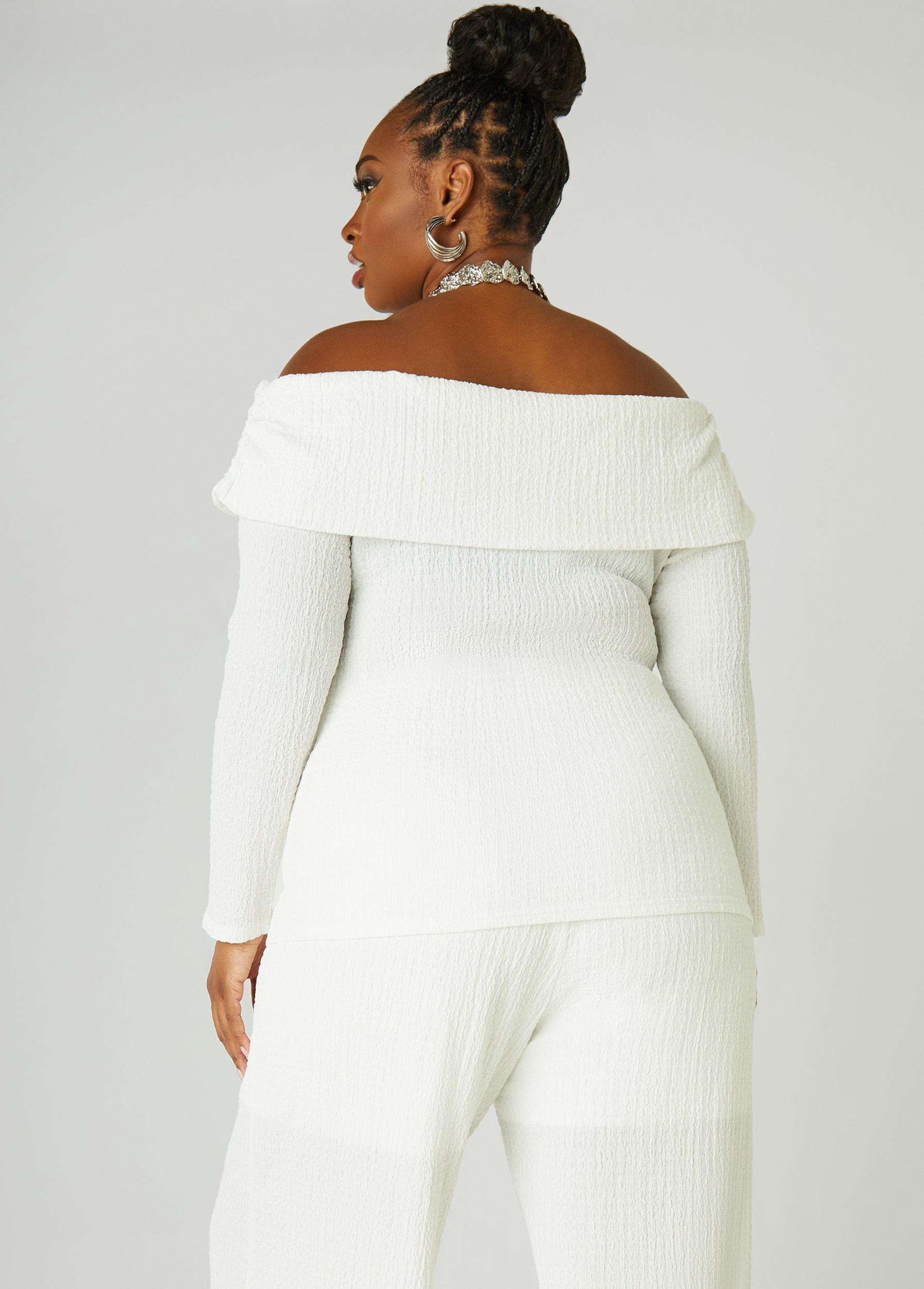 Textured Off The Shoulder Top Product Image