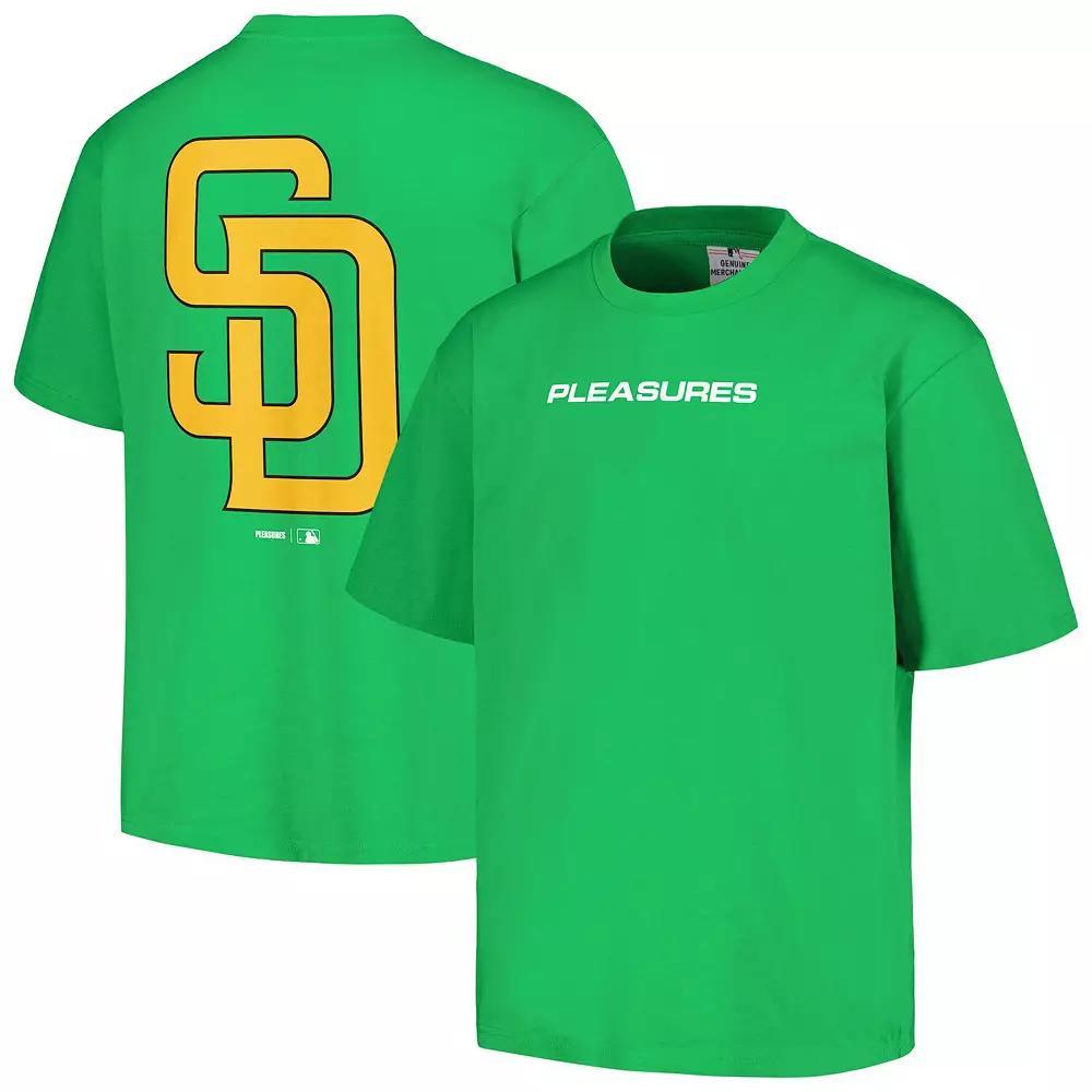 Men's PLEASURES  Green San Diego Padres Ballpark T-Shirt, Size: Medium Product Image