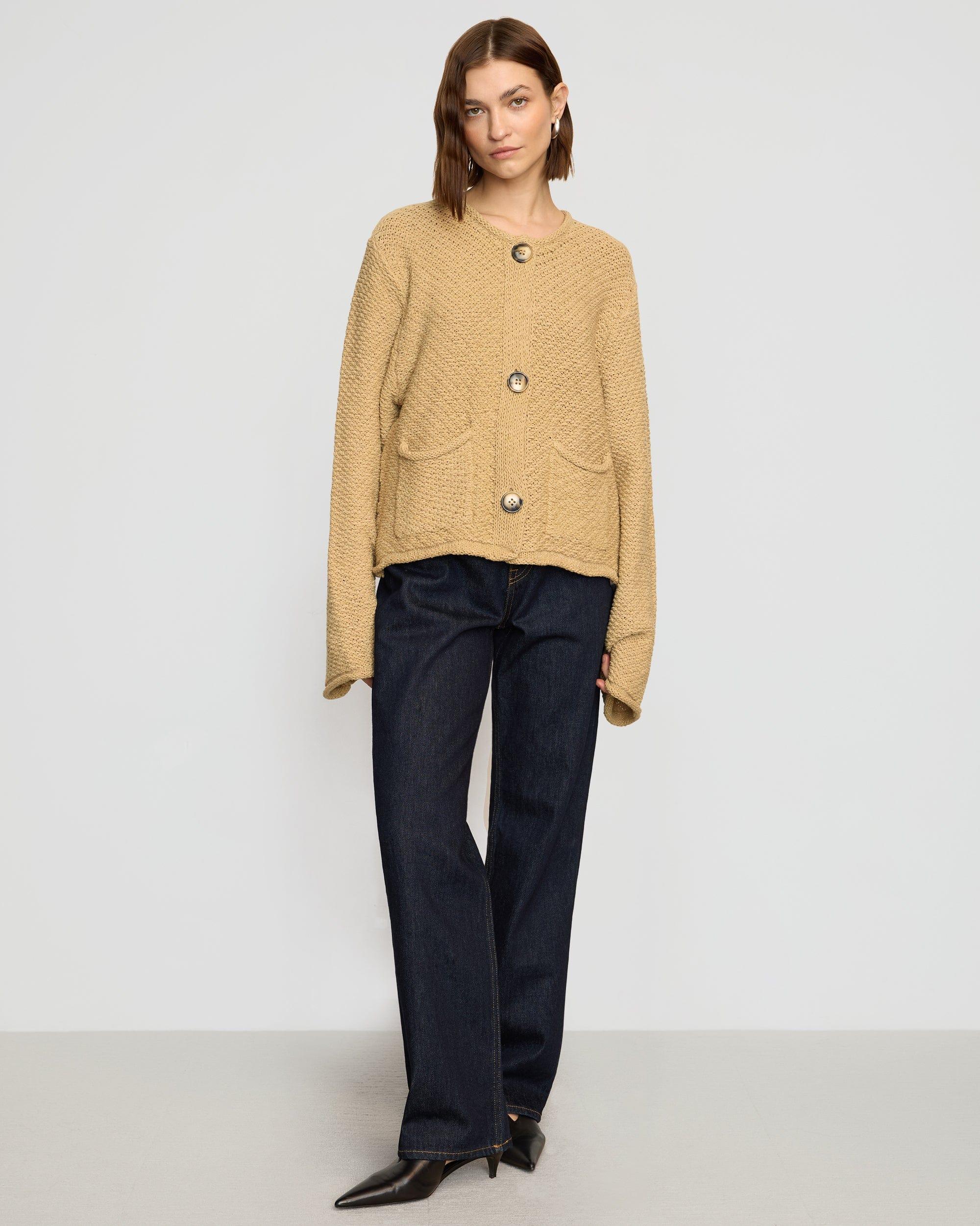 Yoojin Textured Knit Cardigan Product Image