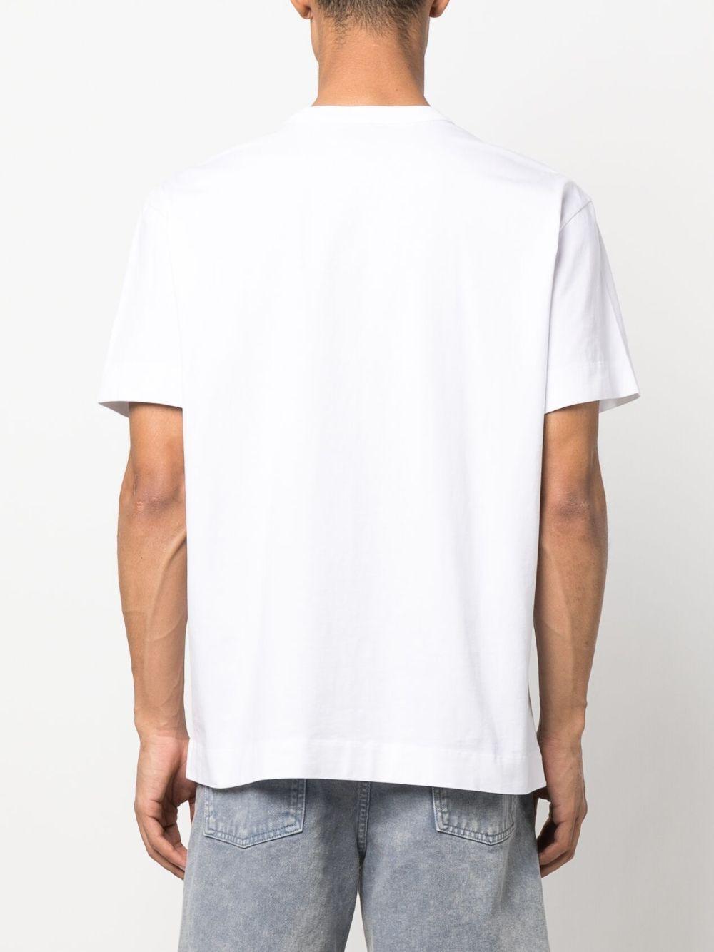 CANADA GOOSE Logo-patch Cotton T-shirt In White Product Image