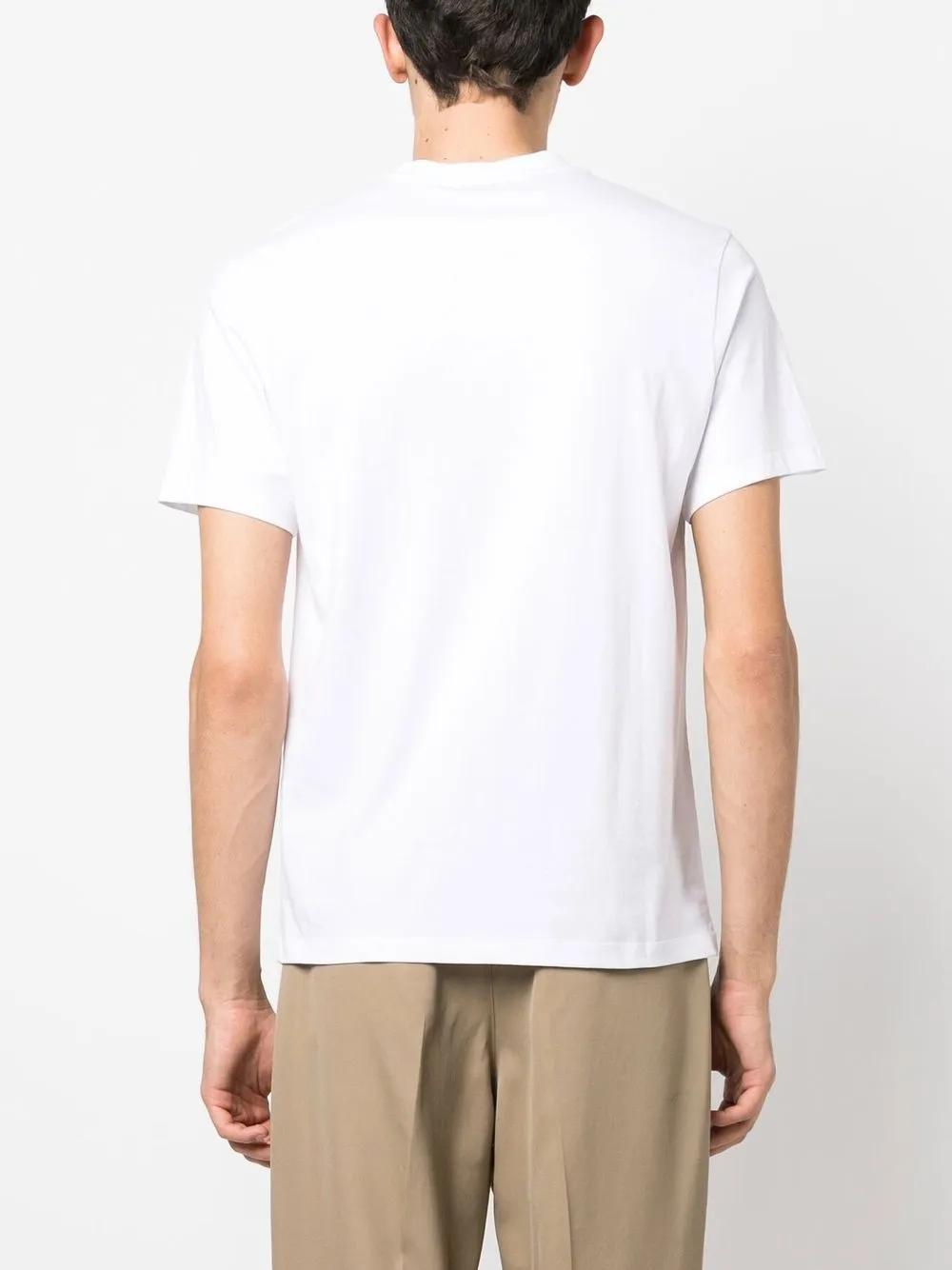 Cross-embroidered short-sleeve T-shirt Product Image