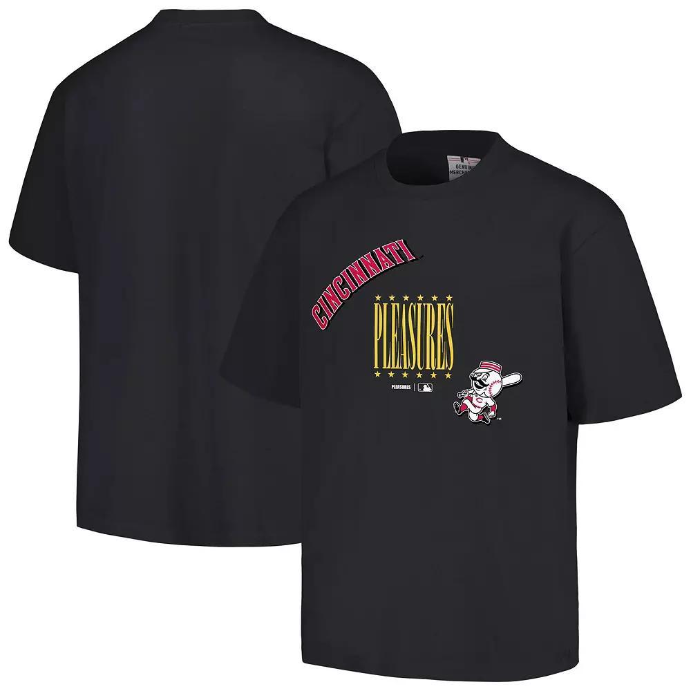 Men's PLEASURES  Black Baltimore Orioles Mascot T-Shirt, Size: Medium Product Image