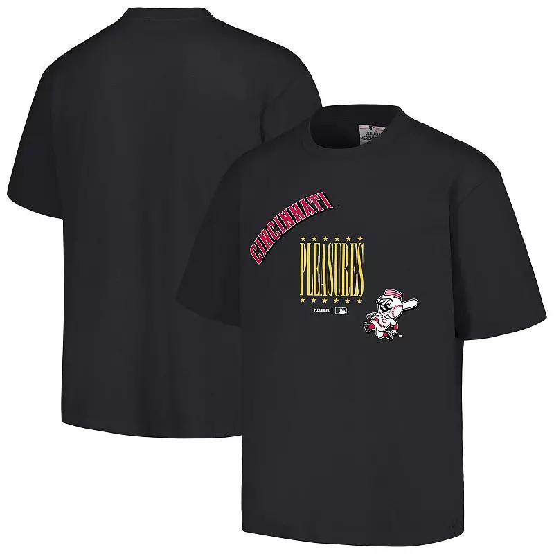 Men's PLEASURES  Black Baltimore Orioles Mascot T-Shirt, Size: Medium Product Image