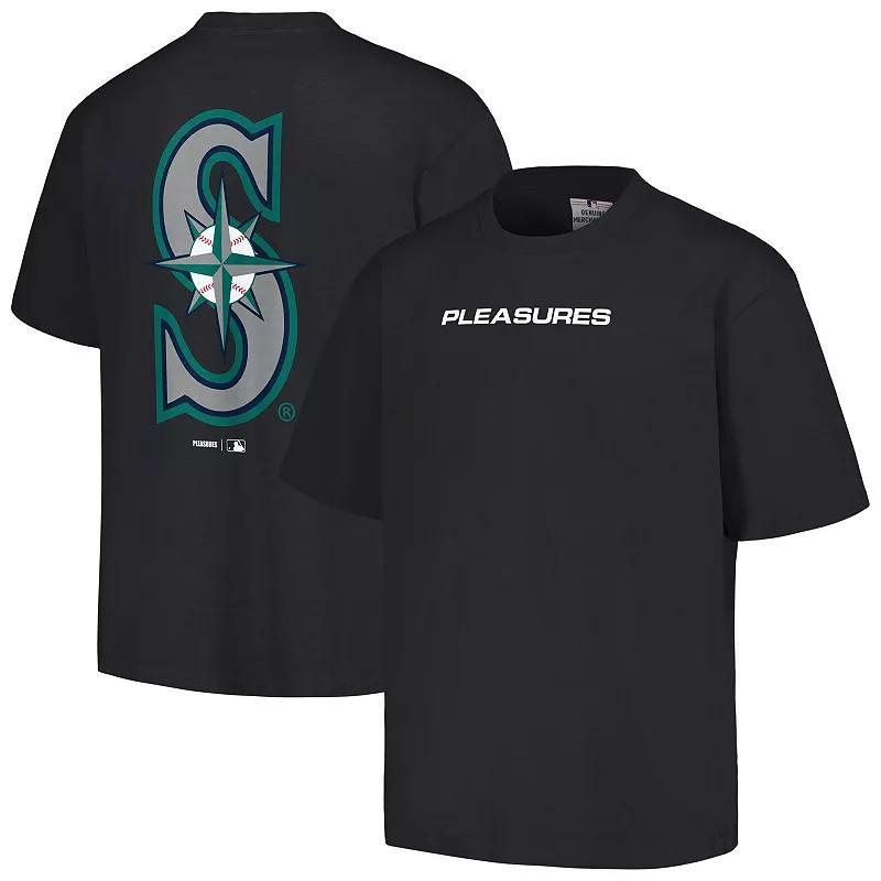 Men's PLEASURES  Black New York Yankees Ballpark T-Shirt, Size: Small Product Image